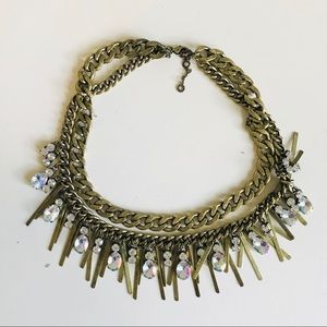 Bauble Bar Gold Statement Necklace